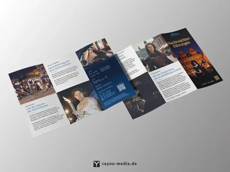 Grafikdesign - Flyer - Erlebnisführungen Stieber & Brinkmann eGbR
