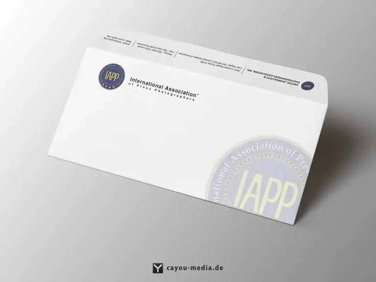 Grafikdesign - Briefumschläge - IAPP