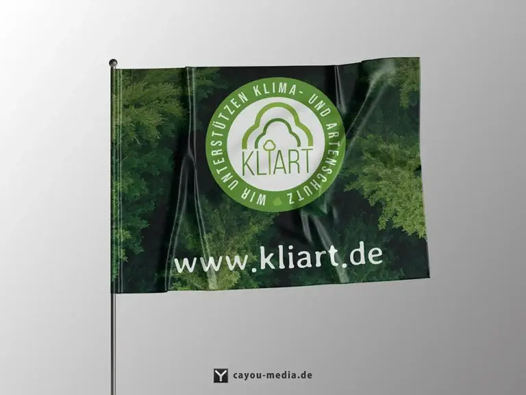 Grafikdesign - Fahne - kliart.de