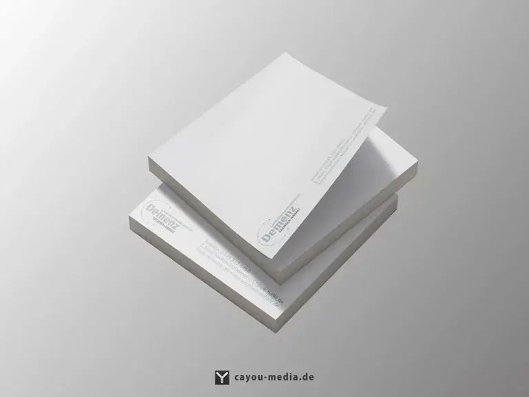 Grafikdesign - Notizblöcke - Landeskompetenzzentrum Demenz Sachsen-Anhalt