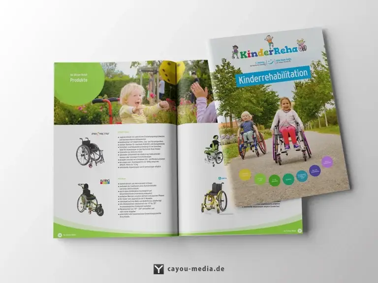 Grafikdesign - Kataloge/Broschüren - reha team halle