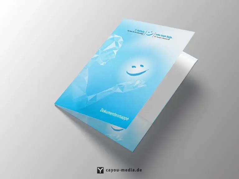 Grafikdesign - Mappen - reha team halle