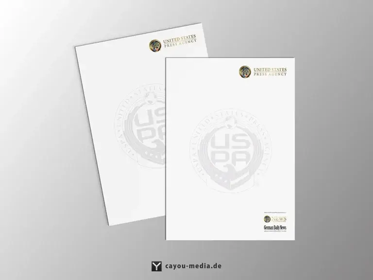 Grafikdesign - Geschäftspapier - USPA