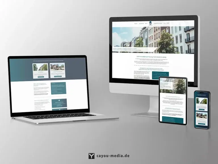 Webdesign - vup-immobilien.de